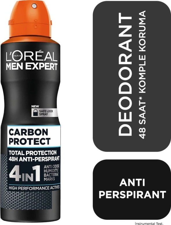 L'Oréal Paris Men Expert Carbon Protect Anti Perspirant Deodorant 150Ml ürün görseli 1