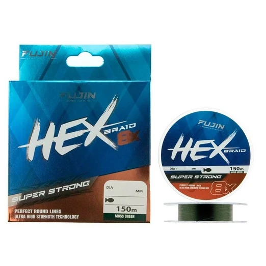 Fujin Hex 8X 150Mt. Moss green Pe Line İp Misina ürün görseli 1