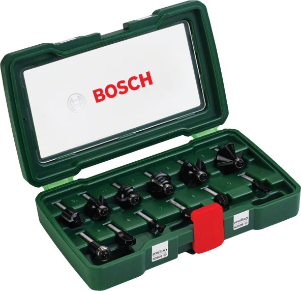 Bosch - 12 Parça Freze Seti 8 mm Şaftlı ürün görseli 1