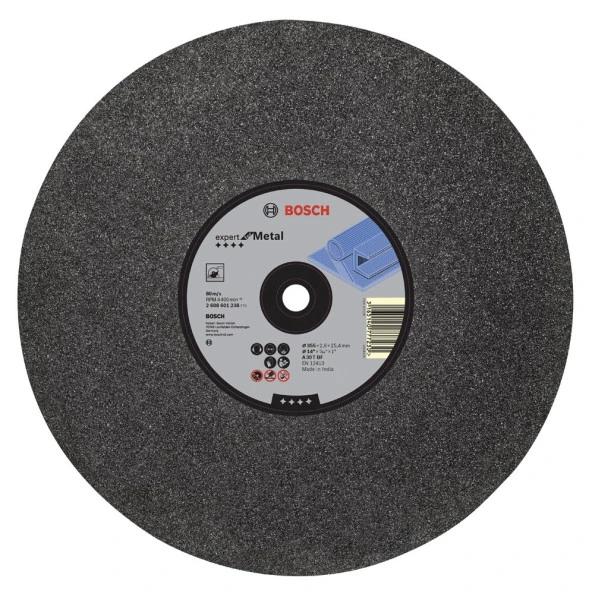 Bosch - 350*25,40*2,8 mm Expert Serisi Düz Metal Kesme Diski (Taş) ürün görseli 1