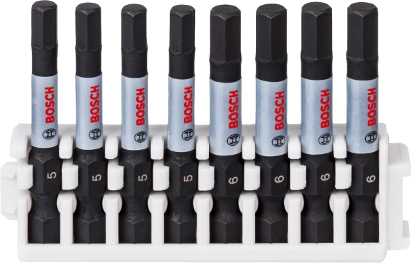 Bosch - Impact Control Serisi Vidalama Ucu 8'li H5x4/H6x4 *50mm ürün görseli 1