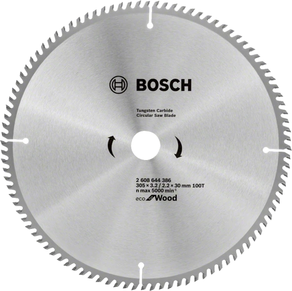 Bosch - Optiline Eco Serisi Ahşap için Daire Testere Bıçağı 305*30 100 Diş ürün görseli 1