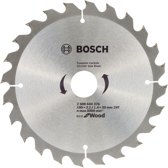 Bosch - Ekonomik Seri 190*30 mm 24 Diş 10'lu  Daire Testere Bıçağı 2608644613 ürün görseli 1