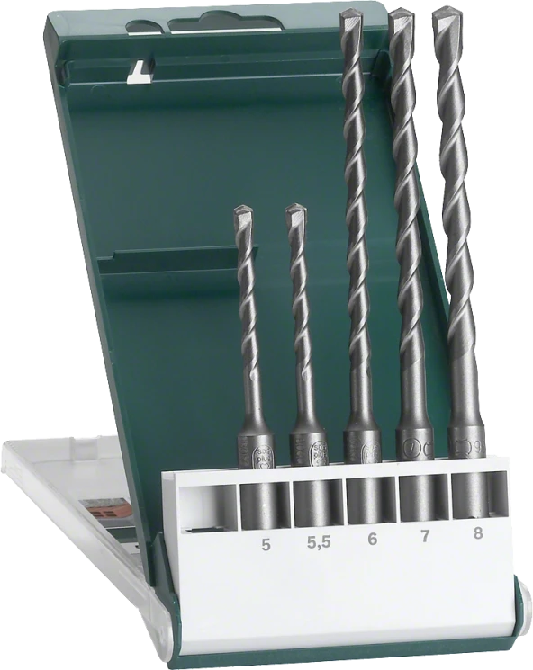 Bosch - SDS Plus Kırıcı Delici Matkap Ucu Seti 5 Parça (5,5,5 x 110, 6,7,8 x 160 mm) ürün görseli 1