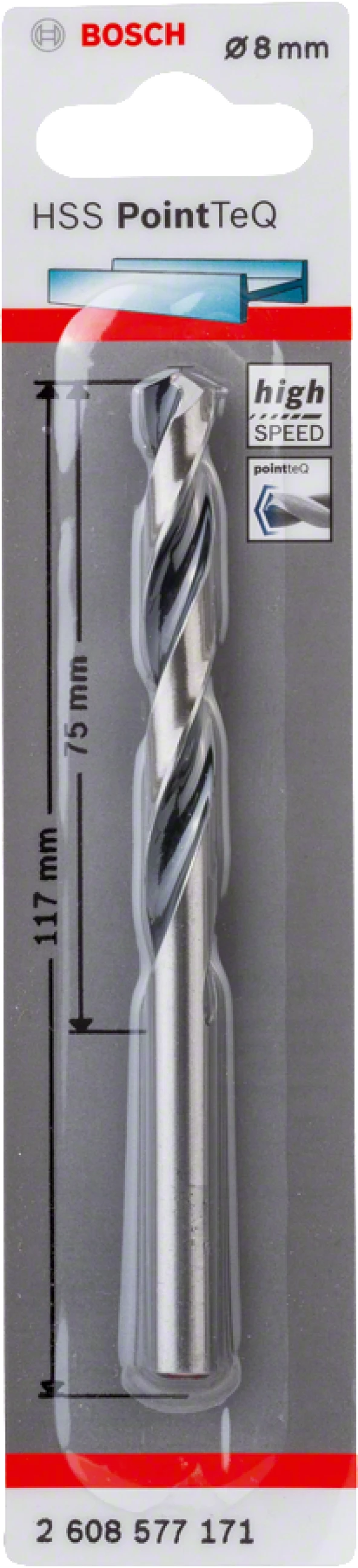 Bosch - HSS-PointeQ Metal Matkap Ucu 8,0 mm - Resim 2