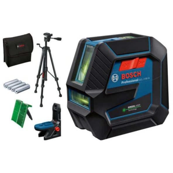 Bosch Gcl 2-50 G Lazer Hizalama + Bt 150 Tripod 0601066M01 ürün görseli 1