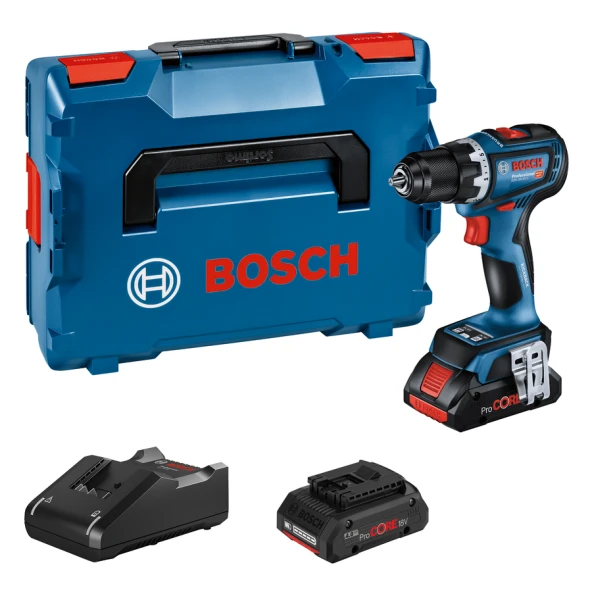 Bosch Professional GSR 18V-90 C (2x5.0Ah,GAL 18V-40,L-Boxx) Akülü Delme Vidalama Makinesi ürün görseli 1