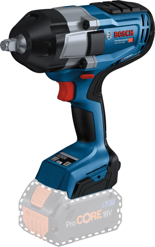 Bosch Professional GDS 18V-1000 (Solo) Akülü Darbeli Somun Sıkma Makinesi ürün görseli 1