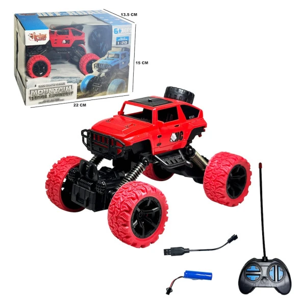Vardem Uzaktan Kumandalı Full Fonksiyon Şarjlı Büyük Teker Off Road Jeep ürün görseli 1