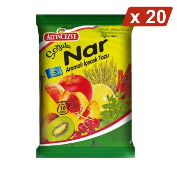 Altıncezve Nar Aromalı İçecek Tozu - Soğuk 450 G - 20Lİ PAKET ürün görseli 1