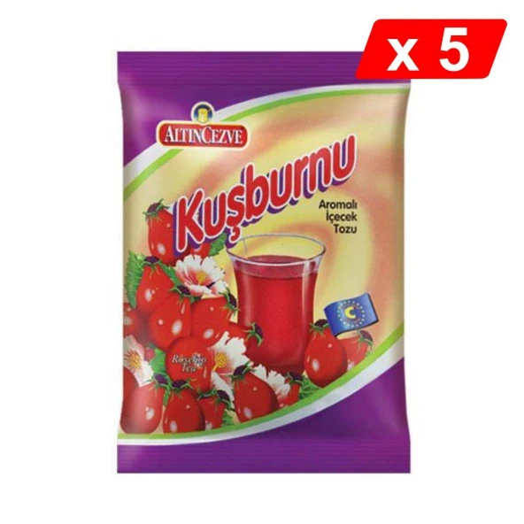 Altıncezve Kuşburnu Aromalı İçecek Tozu 250 Gr - 5Lİ PAKET ürün görseli 1