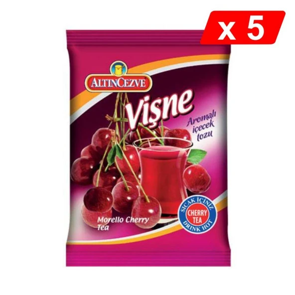 Altıncezve Vişne Aromalı İçecek Tozu 250 Gr - 5Lİ PAKET ürün görseli 1