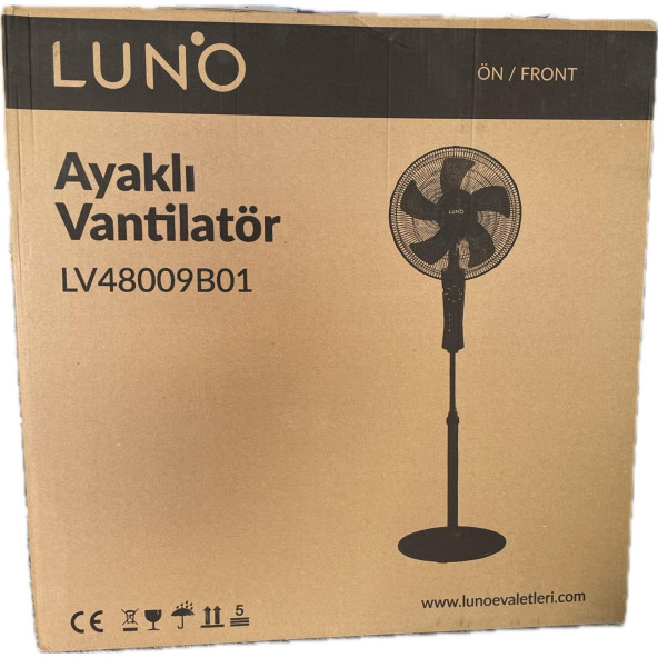 LUNO LV48009B01 AYAKLI VANTİLATÖR - Resim 2