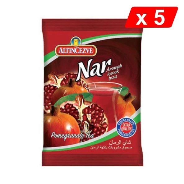 Altıncezve Nar Aromalı İçecek Tozu 250 Gr - 5Lİ PAKET ürün görseli 1