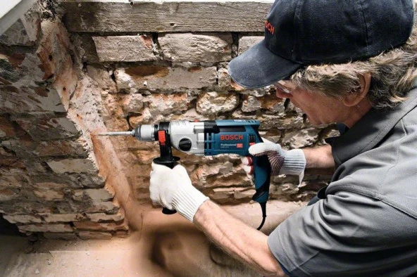 Bosch GSB 24-2 1100 W Darbeli Matkap - Resim 2