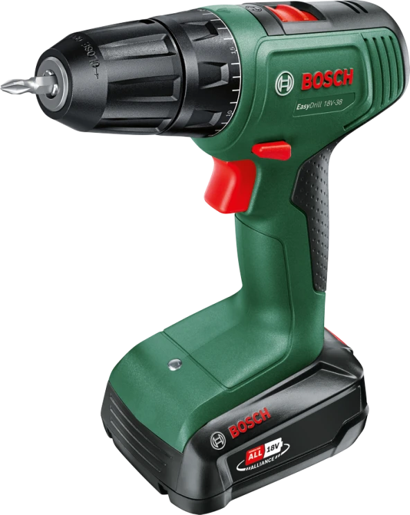 Bosch EasyDrill 18V-38 Tek Akülü Vidalama Makinesi ürün görseli 1