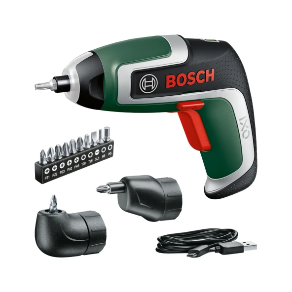 Bosch IXO 7 Açı Adaptörlü Vidalama Makinesi Seti ürün görseli 1