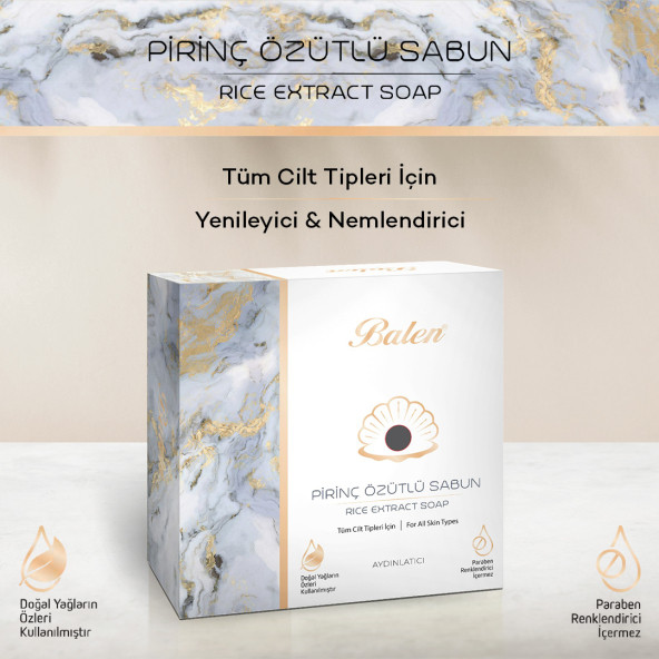 Balen Pirinç Sabunu 125 gr ürün görseli 1