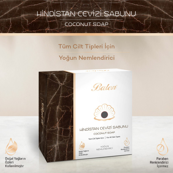 Balen Hindistan Cevizi Sabunu 125 gr ürün görseli 1