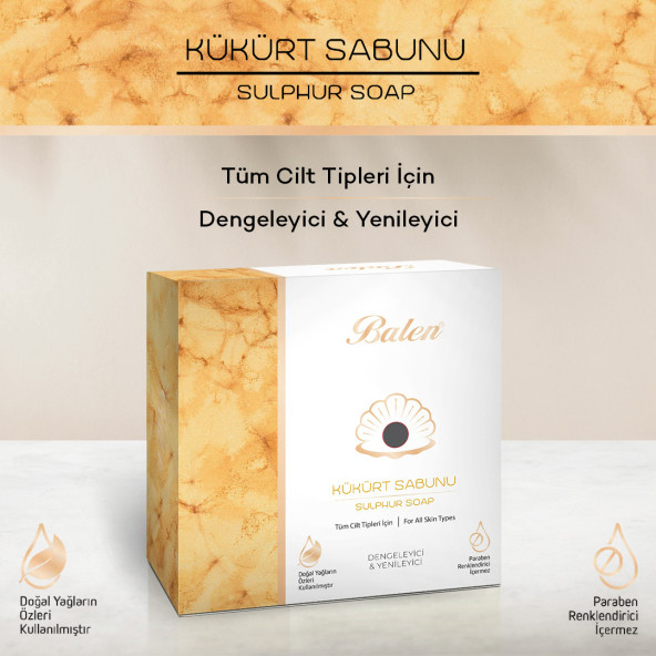 Balen Kükürt Sabunu 125 gr ürün görseli 1