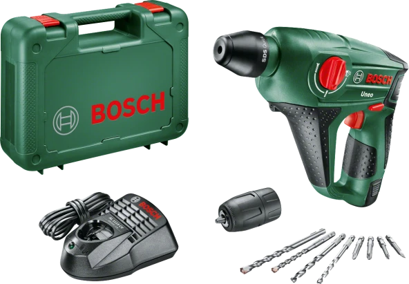 Bosch Uneo 12 Li Tek Akülü 2.5 Ah Darbeli Kırıcı Delici ürün görseli 1