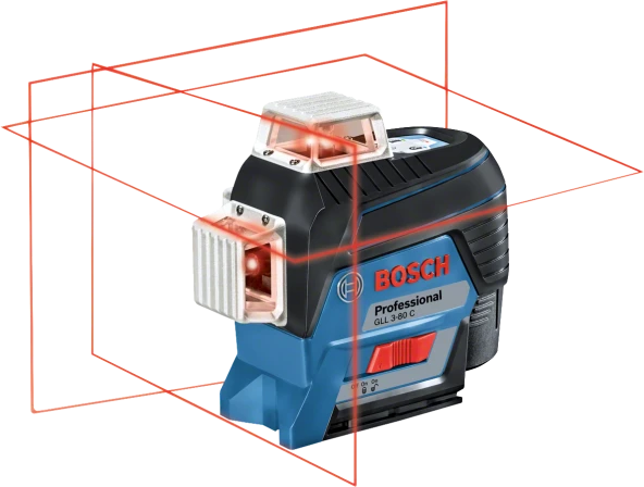 Bosch GLL 3-80 C Çizgi Lazeri + BM1 Tutucu ürün görseli 1