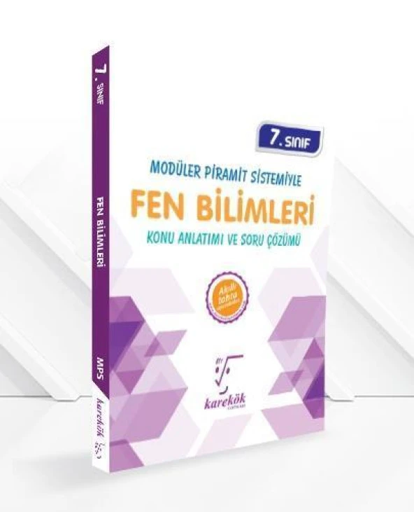 7.Sınıf Fen Bilimleri MPS Konu Anlatımı ve Soru Çözümü Karekök Yayınları ürün görseli 1