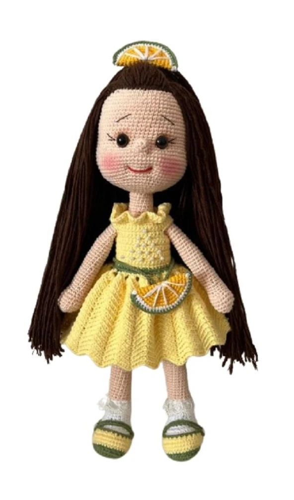 Limon Karnaval Bebek Amigurumi Organik Oyuncak ürün görseli 1