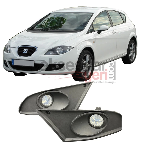 Seat Leon Mk2 2005-2010 Uyumlu Sis Farı Seti Ampul  Dahildir ürün görseli 1