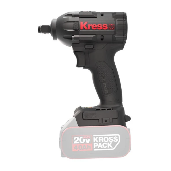 Kress KUB30.91 20Volt 300Nm Kömürsüz Profesyonel Şarjlı Somun Sıkma (Akü Dahil Değildir) ürün görseli 1