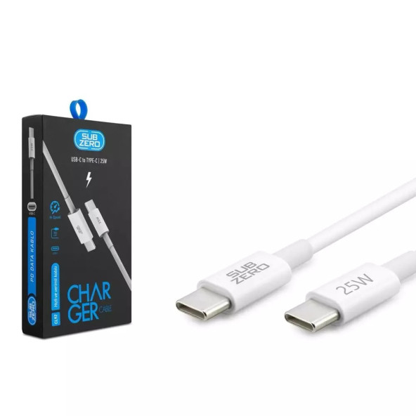 Subzero CL92 25W 1metre Usb-c Type-C Pd Şarj Kablosu - Resim 2