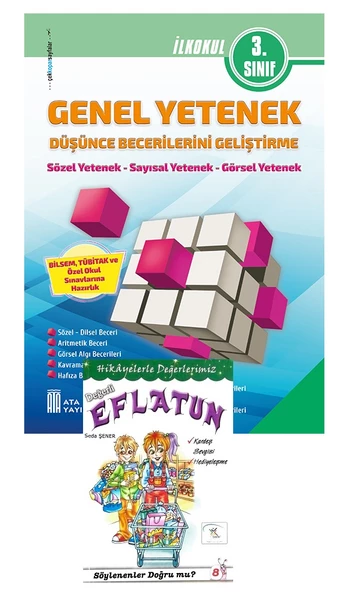 Ata 3.Sınıf Genel Yetenek Düşünce Becerilerini Geliştirme ürün görseli 1