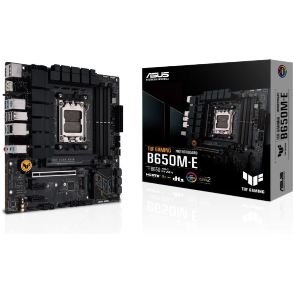 ASUS TUF B650M-E GAMING DDR5 HDMI DP PCIe 16X v4.0 AM5 mATX ürün görseli 1