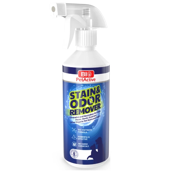Bio Pet Active Stain Odor Remover Leke Çıkarıcı ve Koku Giderici 490 ml ürün görseli 1