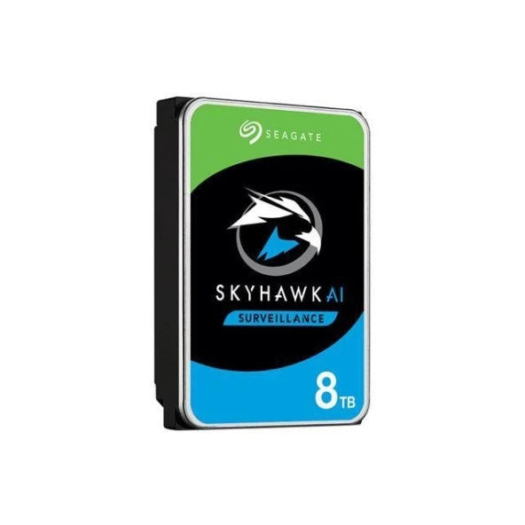 SEAGATE 3.5" 8TB SKYHAWK ST8000VE001 7200 RPM 256MB SATA-3 Güvenlik Diski ürün görseli 1