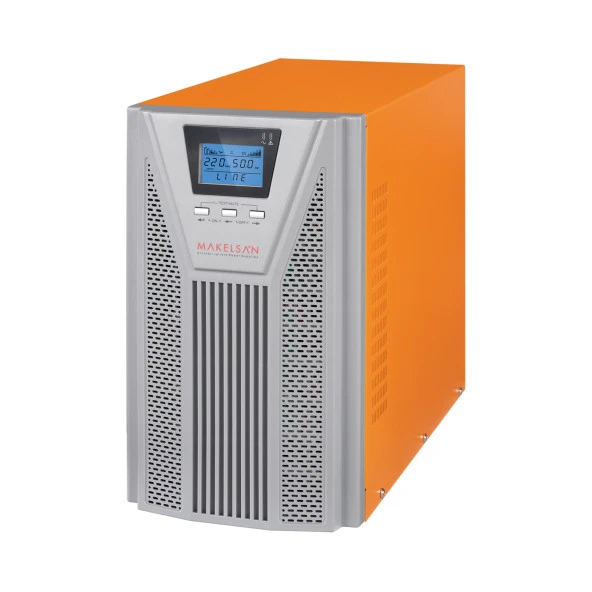 MAKELSAN 3KVA POWERPACK SE MU03000N11EAV03 ONLINE 1/1F LCD EKRAN TOWER UPS 6x 12V 9 Amper ürün görseli 1