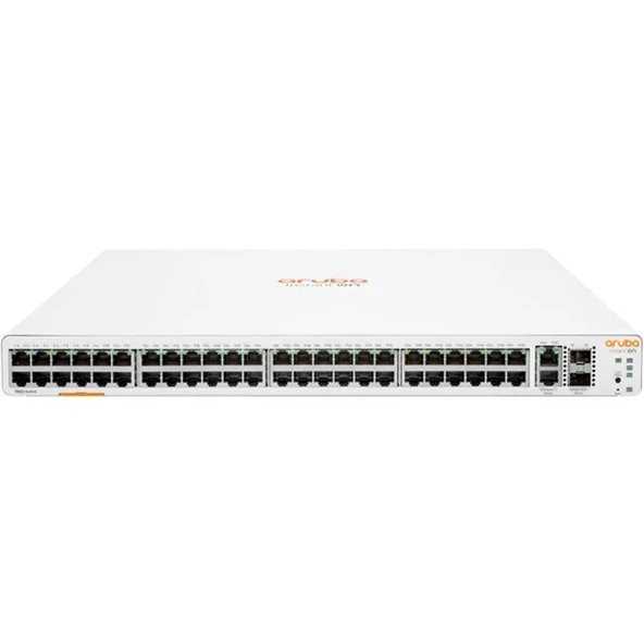 ARUBA 48port Instant On 1830-48G JL814A GIGABIT 4xSFP Yönetilebilir Switch RackMount ürün görseli 1