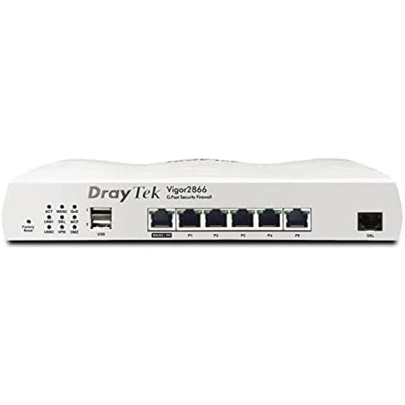 DRAYTEK Vigor 2866 VDSL 3G-4G LTE Modem Router ürün görseli 1