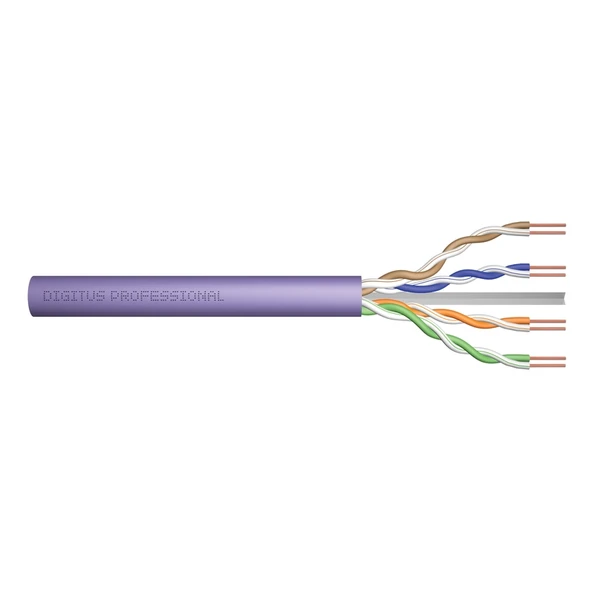 DIGITUS CAT6 Utp 23AWG Gri 500m Makara Saf Bakır Kablo 0.50mm DK-1613-VH-5-GR ürün görseli 1