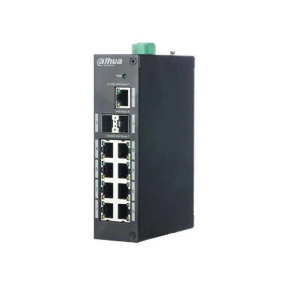 DAHUA 8port FULL PoE PFS3211-8GT-120-V2 GIGABIT Yönetilemez Endüstriyel Switch ürün görseli 1