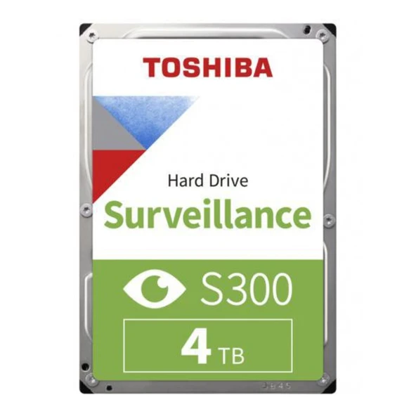 TOSHIBA 3.5" 4TB S300 HDWT840UZSVA 5400 RPM 128MB SATA-3 Güvenlik Diski ürün görseli 1