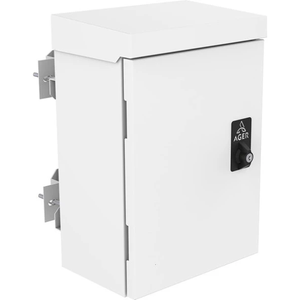 AGER 300x400x200mm Mobese Dış Ortam Direk Tipi Kabinet Fansız AG-MB304020B2 ürün görseli 1