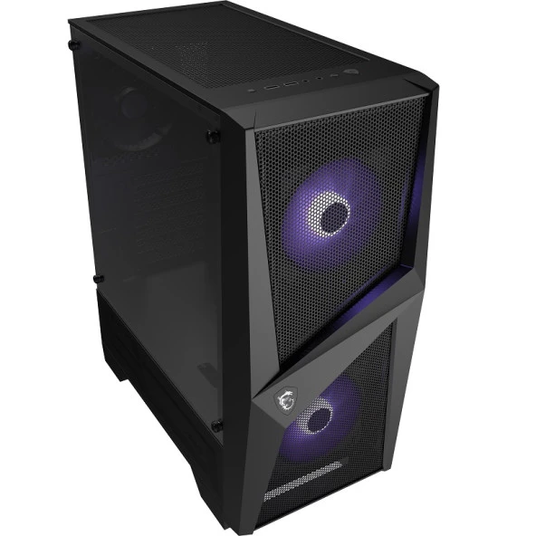 MSI MAG FORCE 100M Gaming Mid-Tower PC Kasası - Resim 2