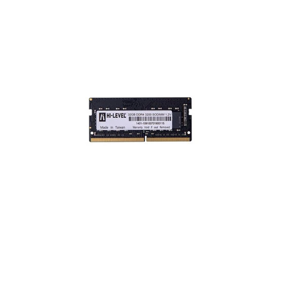 HI-LEVEL 32GB DDR4 3200MHZ NOTEBOOK RAM VALUE HLV-SOPC25600D4/32G ürün görseli 1