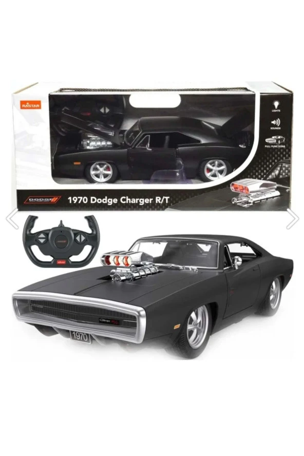 Roaster lisanslı Dodge Charger R/T Sesli ve Işıklı Uzaktan Kumandalı Araba ürün görseli 1