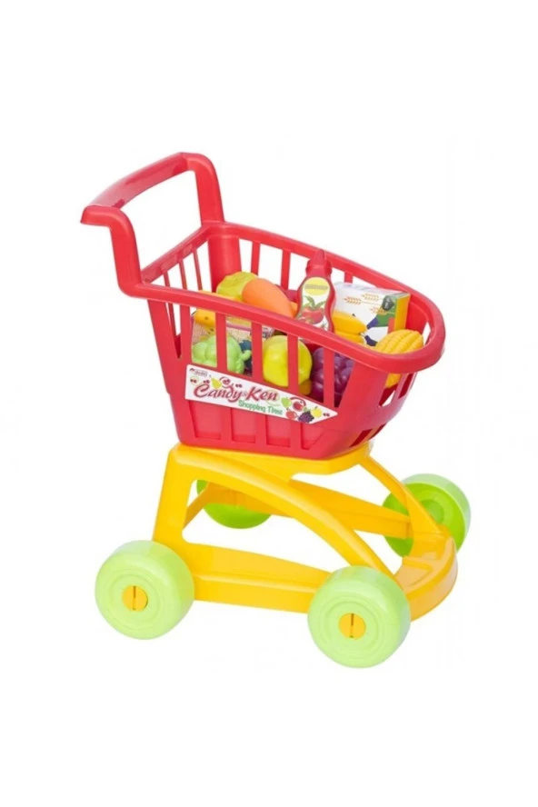Candy & Ken Fileli Sepetli Market Arabası Dolu ürün görseli 1
