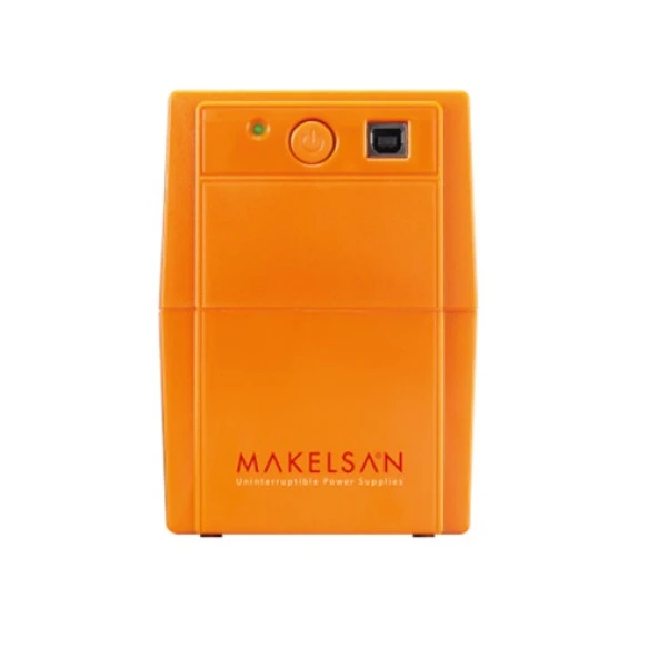 MAKELSAN 850VA LION PLUS LINE INTERACTIVE LED EKRAN UPS - Resim 2