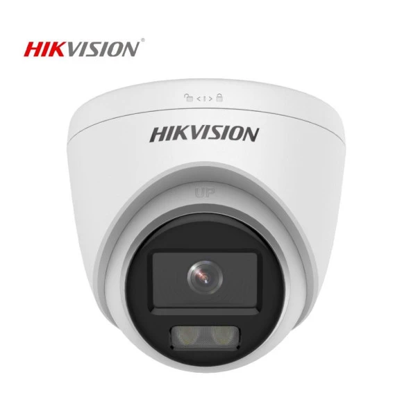 HIKVISION 2MP DOME 2.8MM DS-2CD1327G0-LUF IP Güvenlik Kamerası COLORVU ürün görseli 1