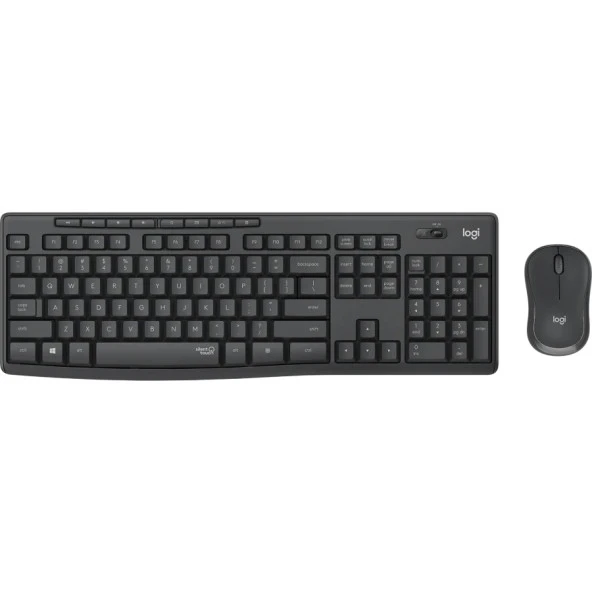 LOGITECH MK295 Kablosuz Q Trk Sessiz Siyah Multimedya Klavye - Mouse Set 920-009804 ürün görseli 1