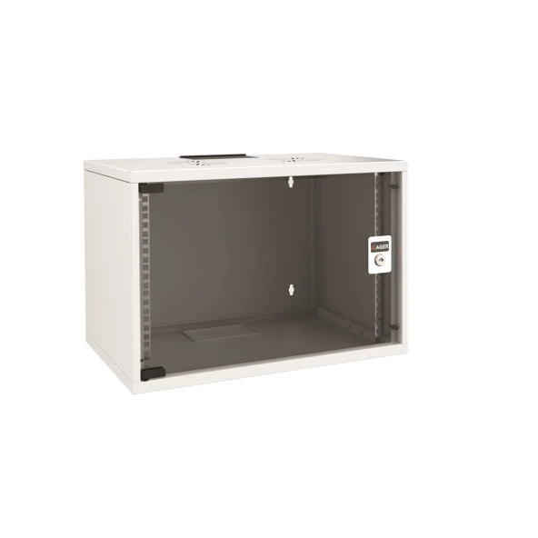 AGER 4U 510x400mm Duvar Tipi Beyaz Kabinet Demonte SOHO AG-SH04U5140B1-CBAA-B-D1 ürün görseli 1